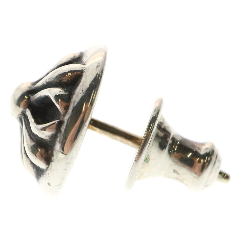 CHROME HEARTS(クロムハーツ) STUD CRSBLL クロスボールスタッドピアス シルバー BCA110
