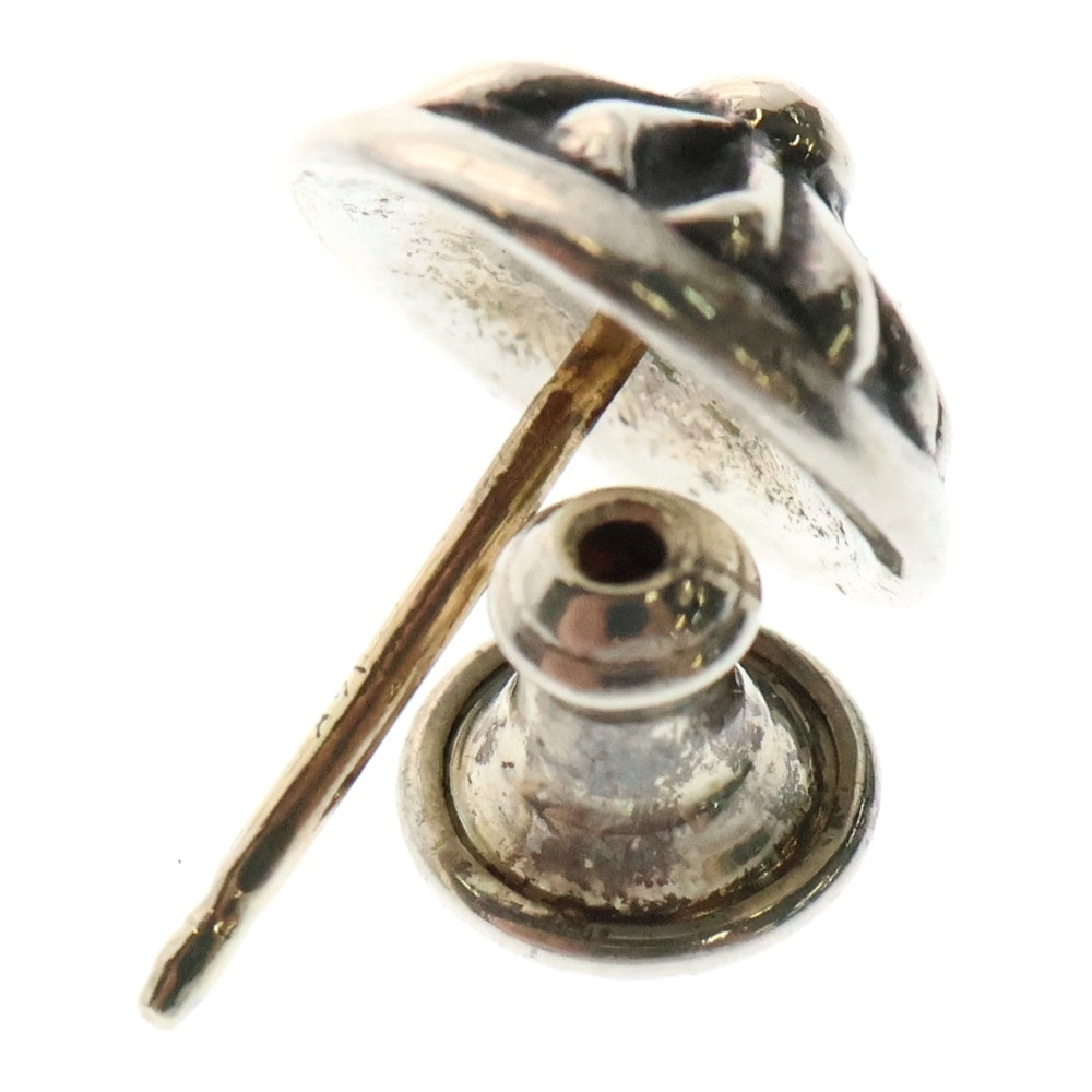 CHROME HEARTS(クロムハーツ) STUD CRSBLL クロスボールスタッドピアス シルバー BCA110