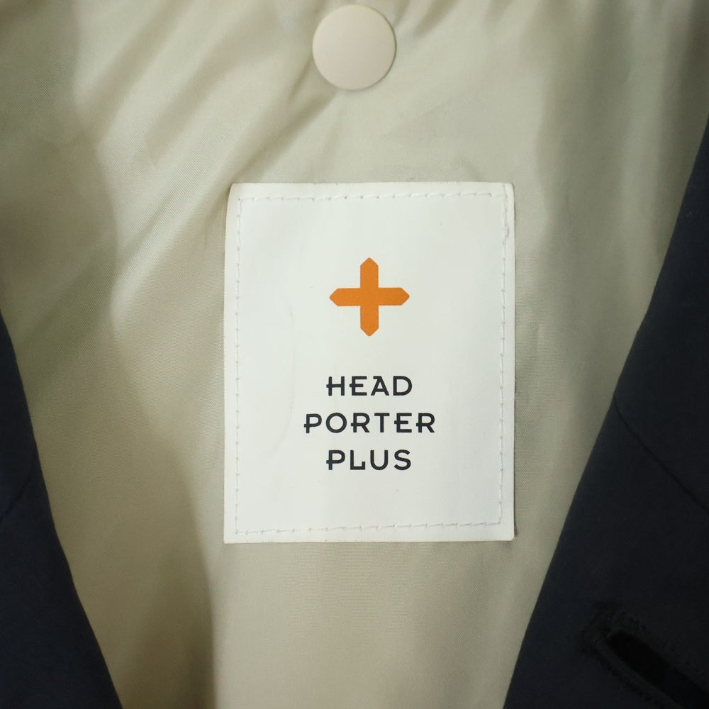 HEAD PORTER PLUS(ヘッド ポーター プラス) 中綿ジャケット ライナー付き テーラード ジャケット ブラック