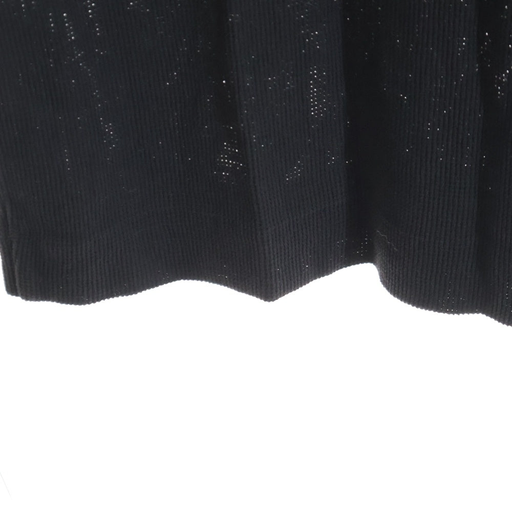 GUCCI(グッチ) コットン スキッパー 半袖ポロシャツ ブラック