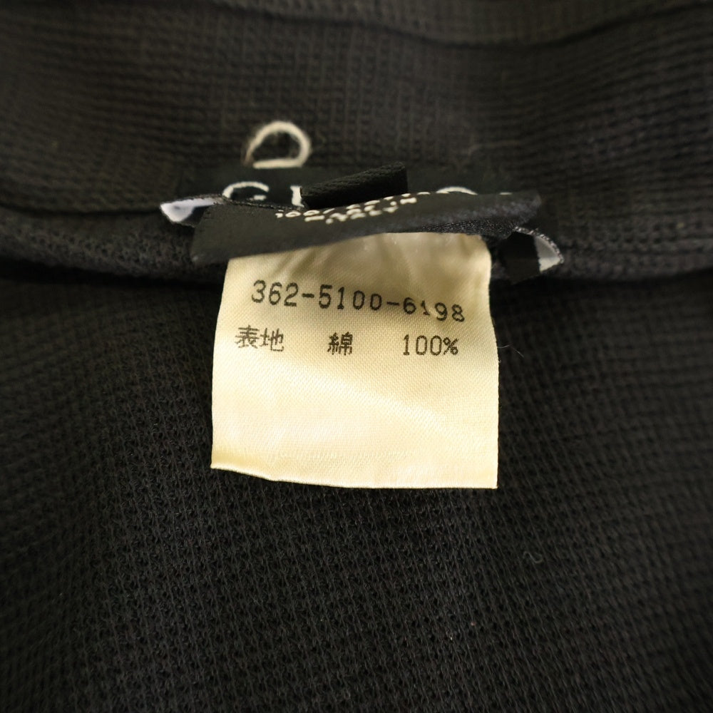 GUCCI(グッチ) コットン スキッパー 半袖ポロシャツ ブラック