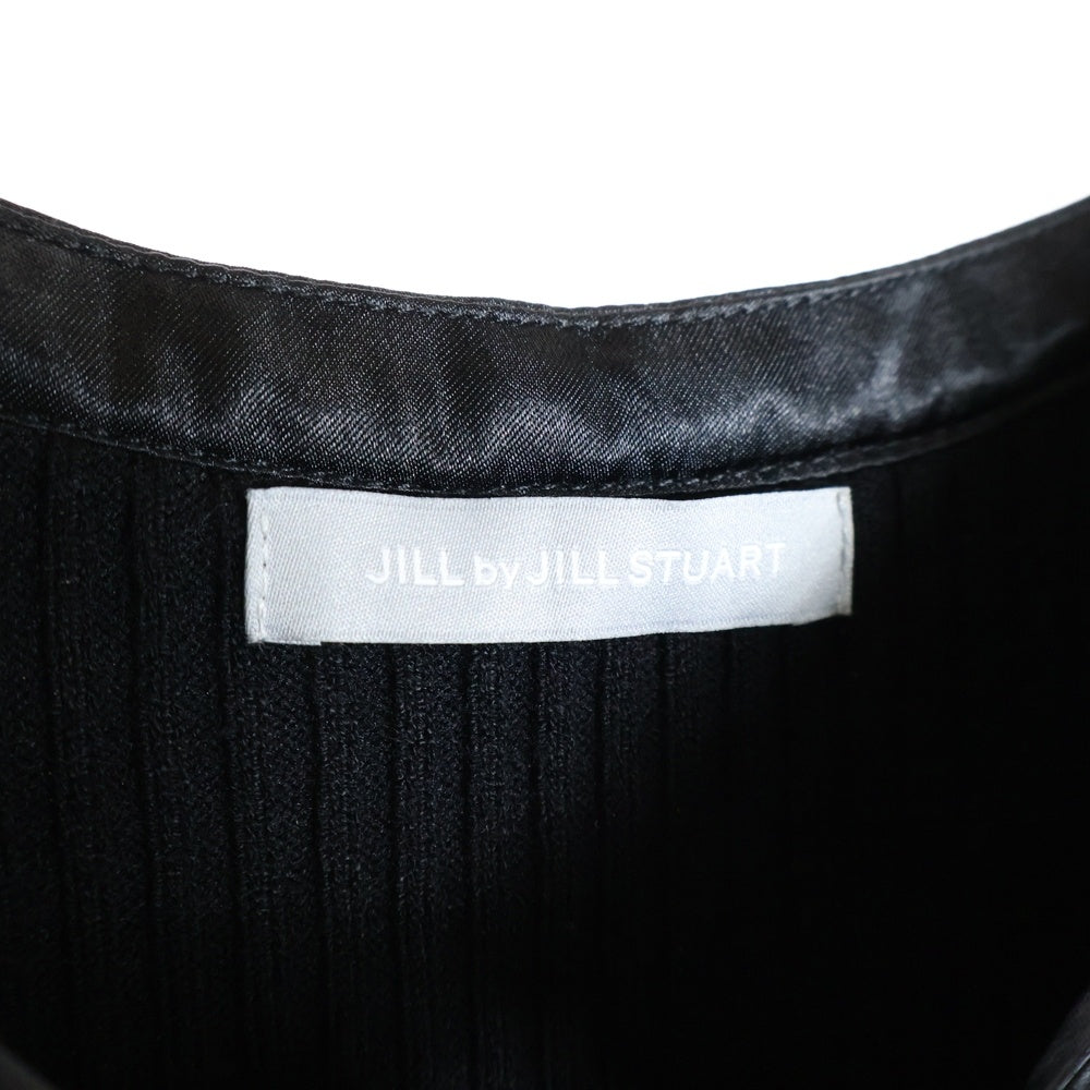 JILL by JILL STUART(ジル バイ ジルスチュアート) JILL by JILL STUART ケープカラーニットワンピース ブラック 125-3240041 レディース