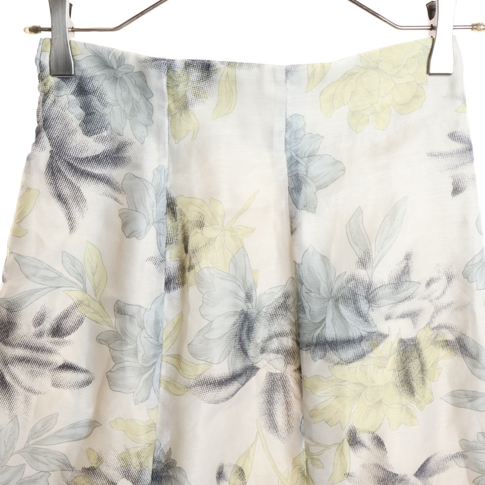 JILL by JILL STUART(ジル バイ ジルスチュアート) フロッキーフラワースカート ホワイト 125-2220043 レディース