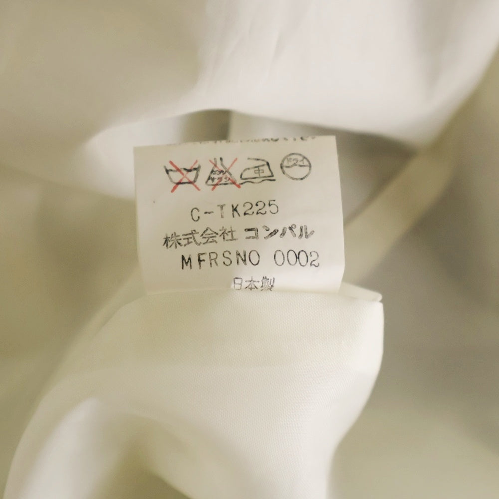 NO BRAND(ノーブランド) POSA DOLL 総柄 ワンピース ホワイト/ブラック レディース