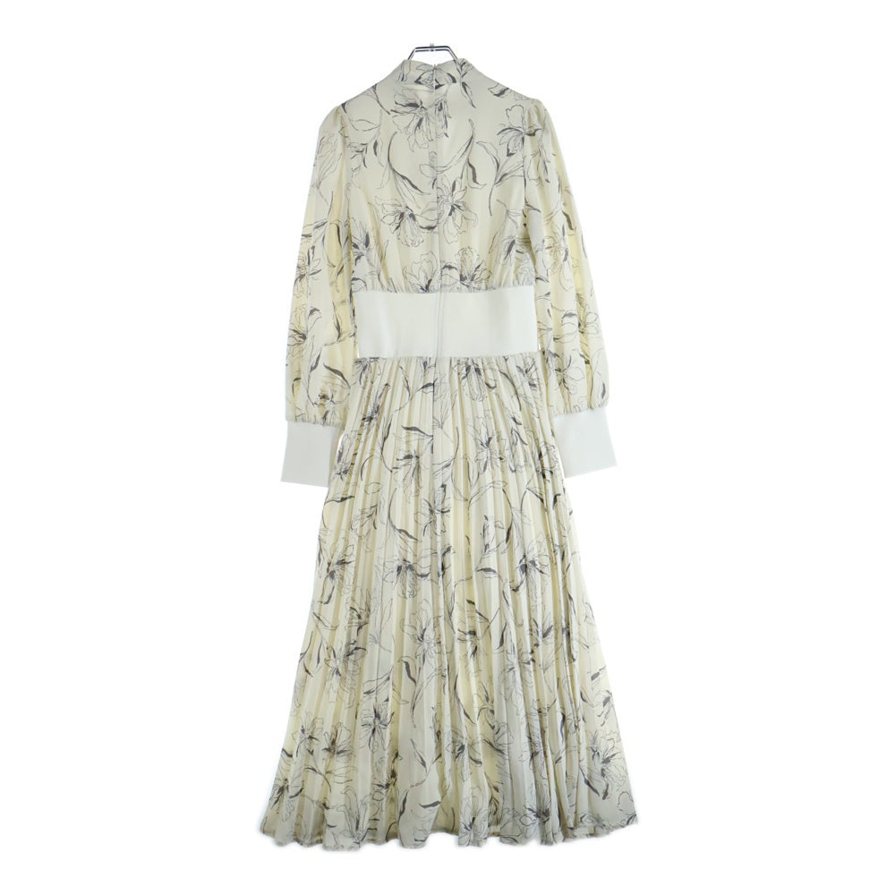 TOCCO CLOSET(トッコクローゼット) ポリエステル フラワー 総柄 ワンピース ホワイト レディース