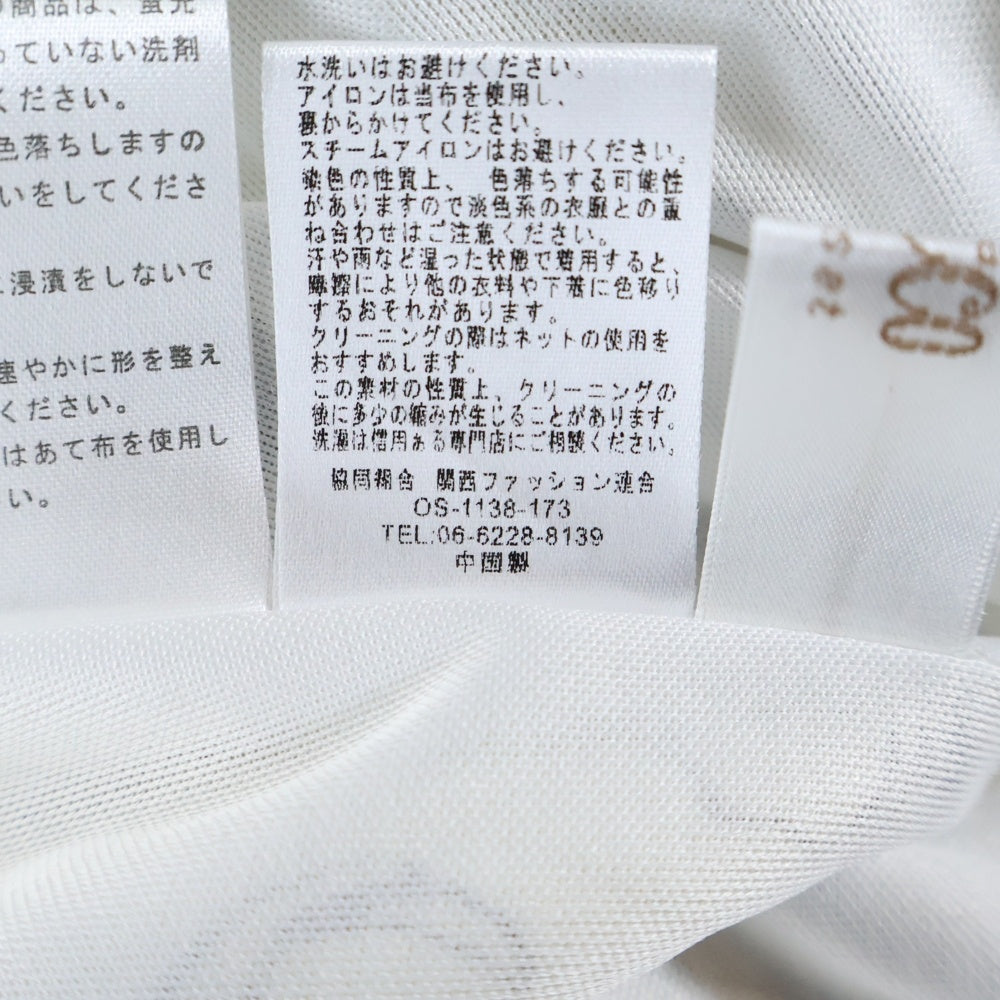 TOCCO CLOSET(トッコクローゼット) ポリエステル フラワー 総柄 ワンピース ホワイト レディース