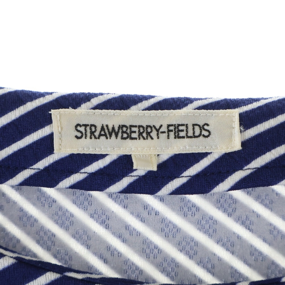 Strawberry Fields(ストロベリーフィールズ) strawberry fields ボーダー ワンピース ブルー レディース