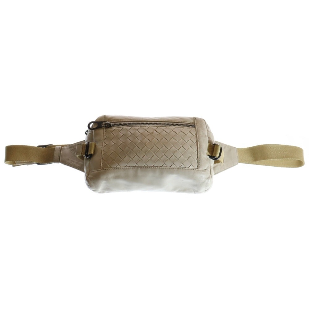BOTTEGA VENETA(ボッテガヴェネタ) イントレチャート レザー ボディーバッグ アイボリー B03711166K