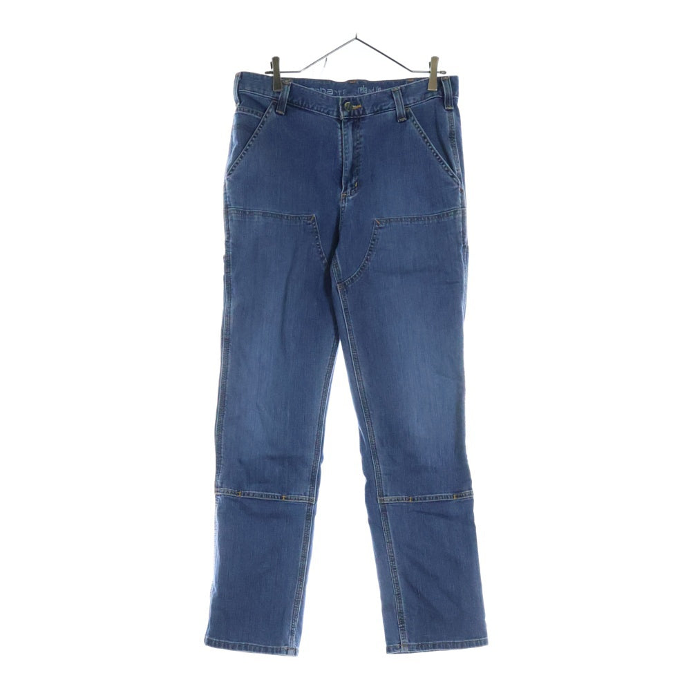 CARHARTT(カーハート) RUGGED FLEX RELAXED FIT DOUBLE-FRONT UTILITY JEAN リラックスフィット ダブルフロント ユーティリティ デニムパンツ インディゴ