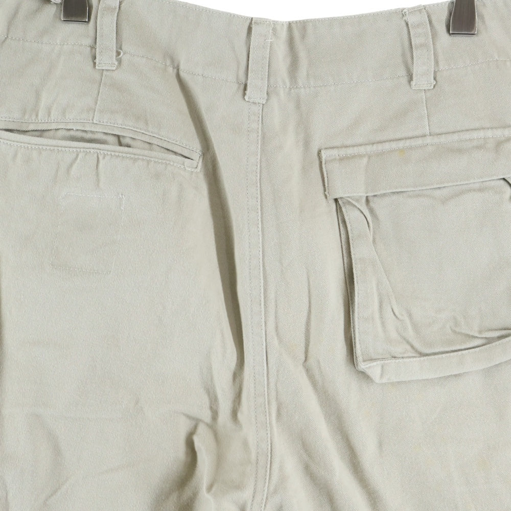 HEAD PORTER PLUS(ヘッド ポーター プラス) コットン カーゴ ハーフパンツ ベージュ