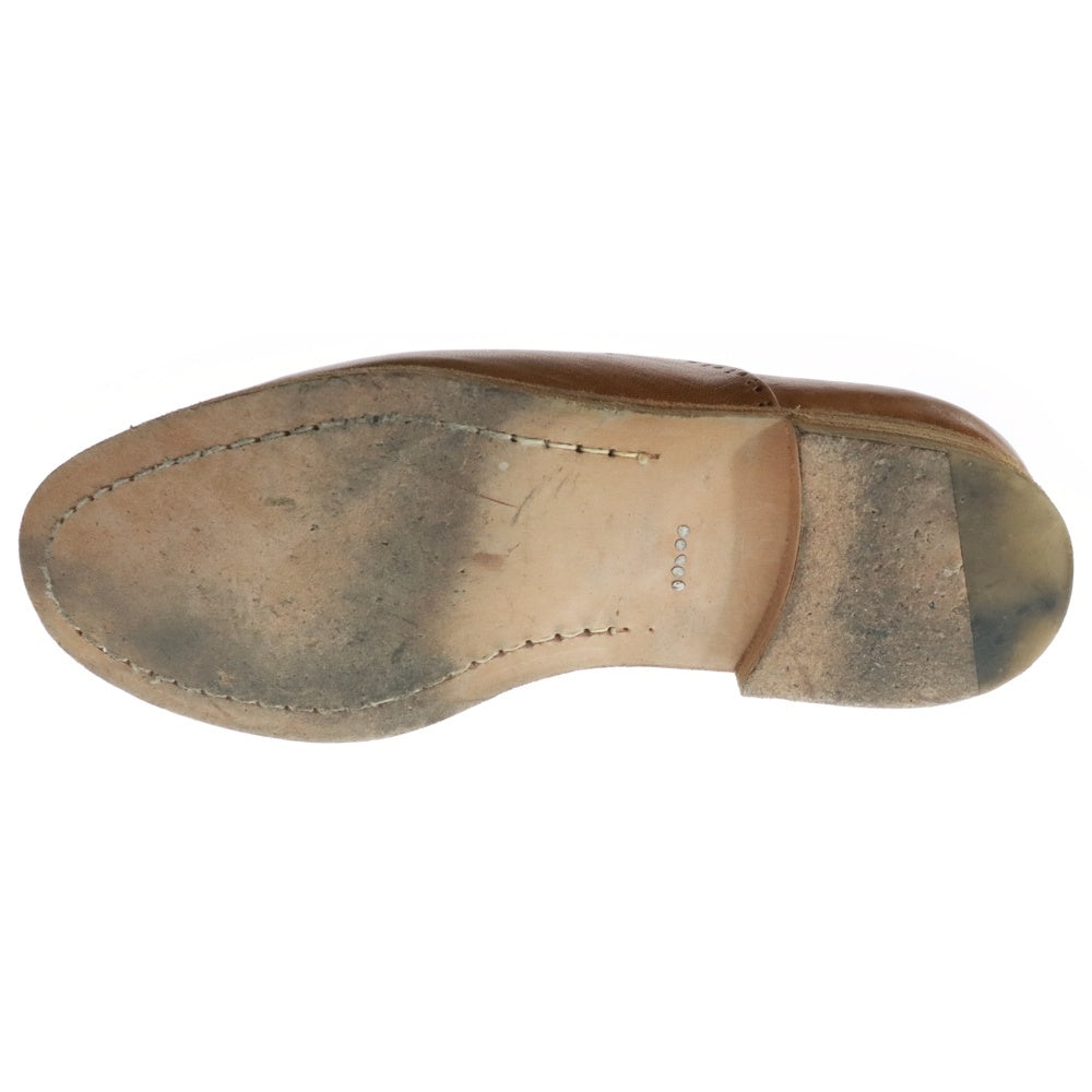 Hender Scheme(エンダースキーマ) 11AW × Name. ネーム プレーントゥ レザー シューズ ブラウン