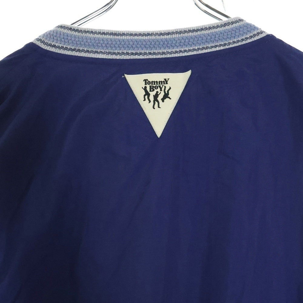 VINTAGE(ヴィンテージ) 90s TOMMY BOY V-NECK PULLOVER NYLON JACKET トミーボーイ Vネック ナイロン プルオーバー ブルー