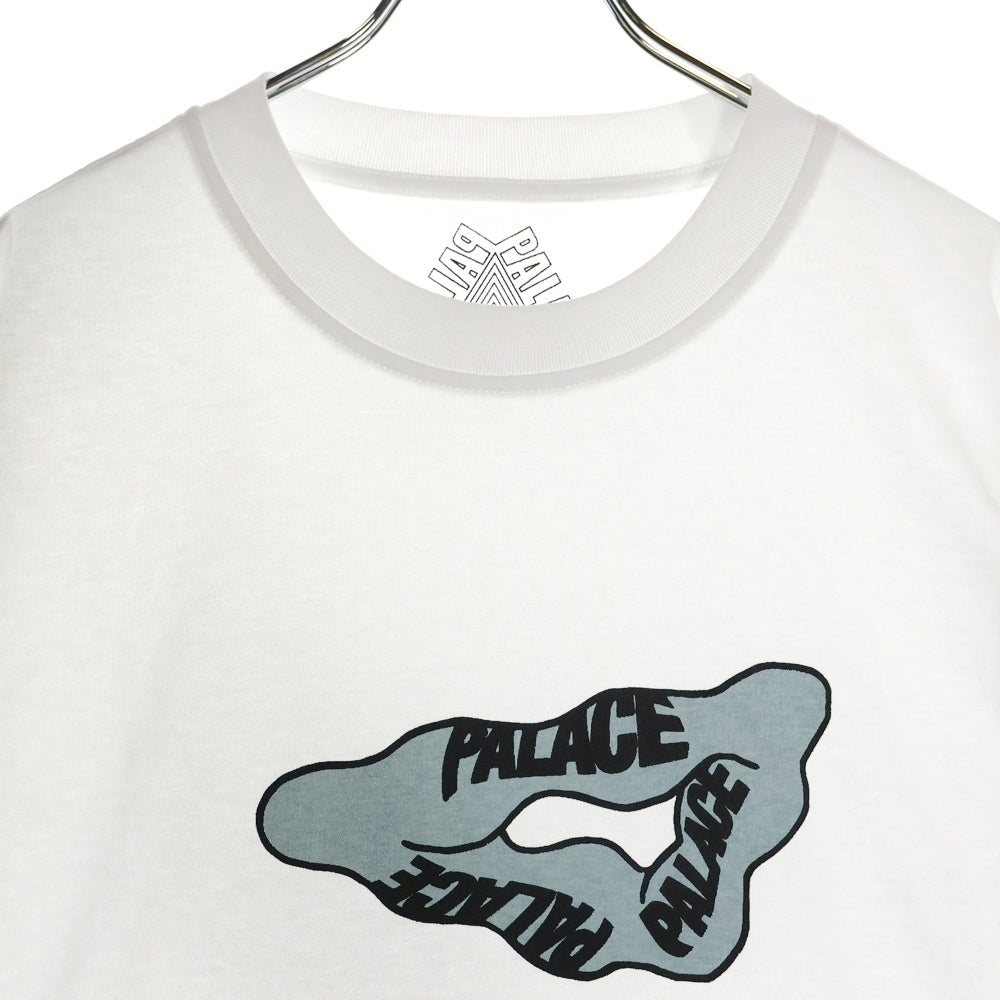 Palace Skateboards(パレススケートボーズ) SMOKE SIG T-SHIRT スモーク シグ フロントプリント 半袖Tシャツ カットソー ホワイト