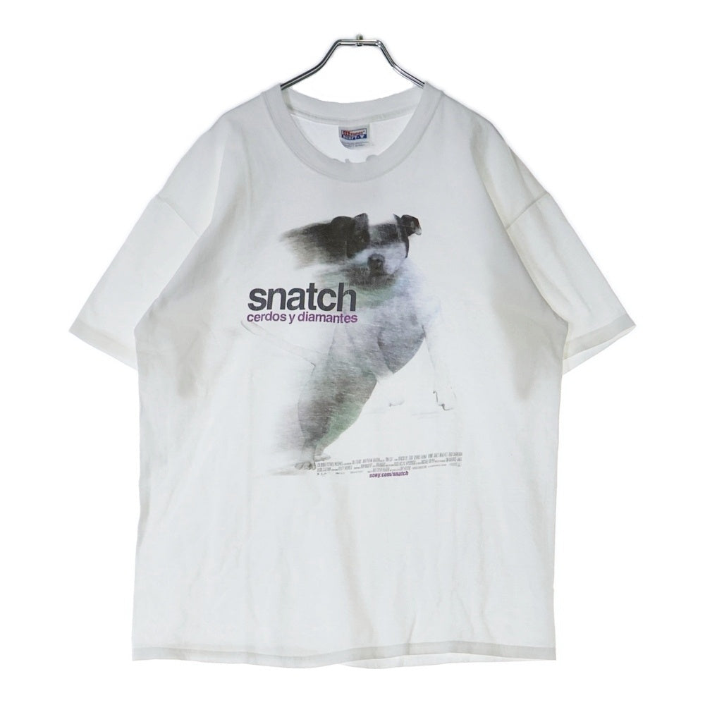 VINTAGE(ヴィンテージ) 00s ELECTRIC COTTAGE Snatch エレクトリック コテージ スナッチ ムービー プリント 半袖Tシャツ カットソー ホワイト