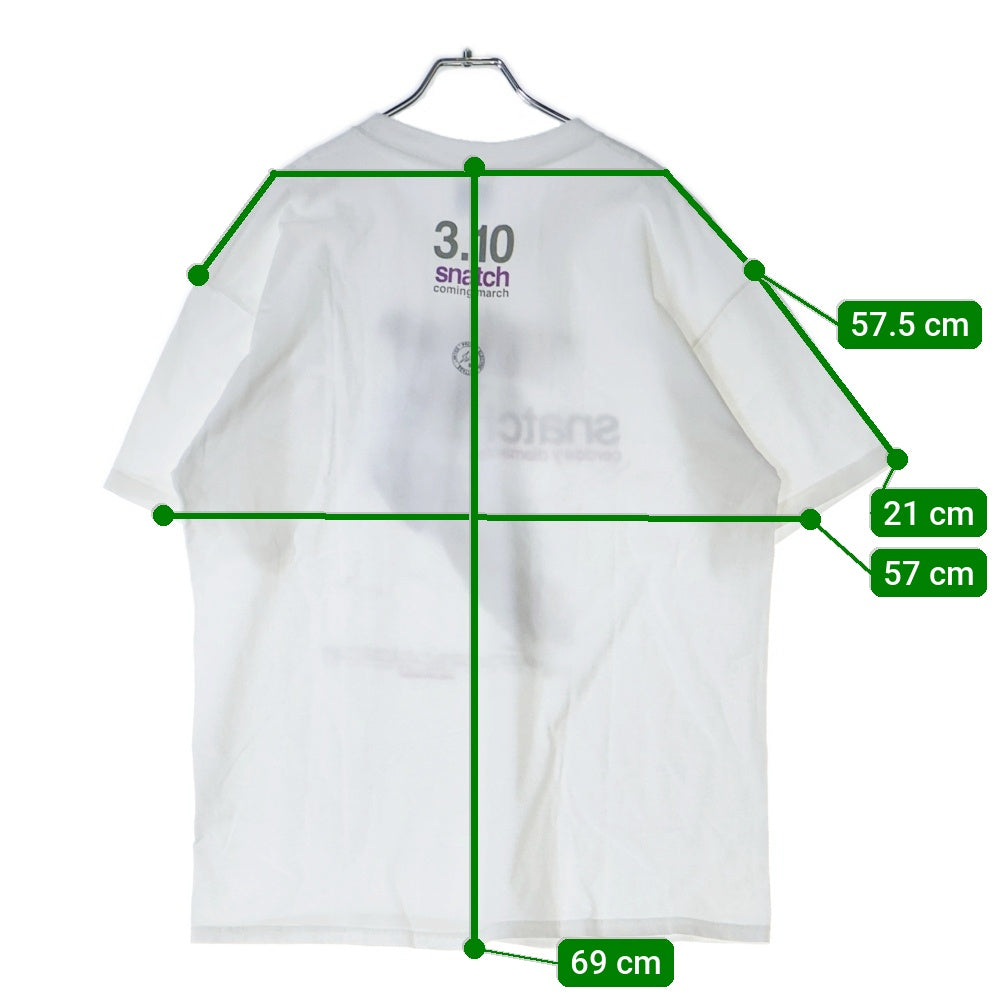 VINTAGE(ヴィンテージ) 00s ELECTRIC COTTAGE Snatch エレクトリック コテージ スナッチ ムービー プリント 半袖Tシャツ カットソー ホワイト