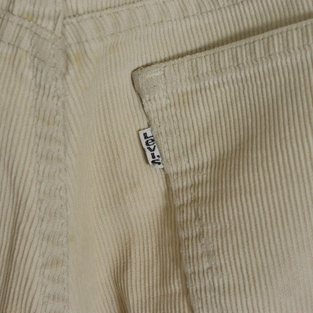 Levi's(リーバイス) 70s VINTAGE TALON 42ジップ ジッパーフライ コーデュロイ デニムパンツ ジーンズ ベージュ
