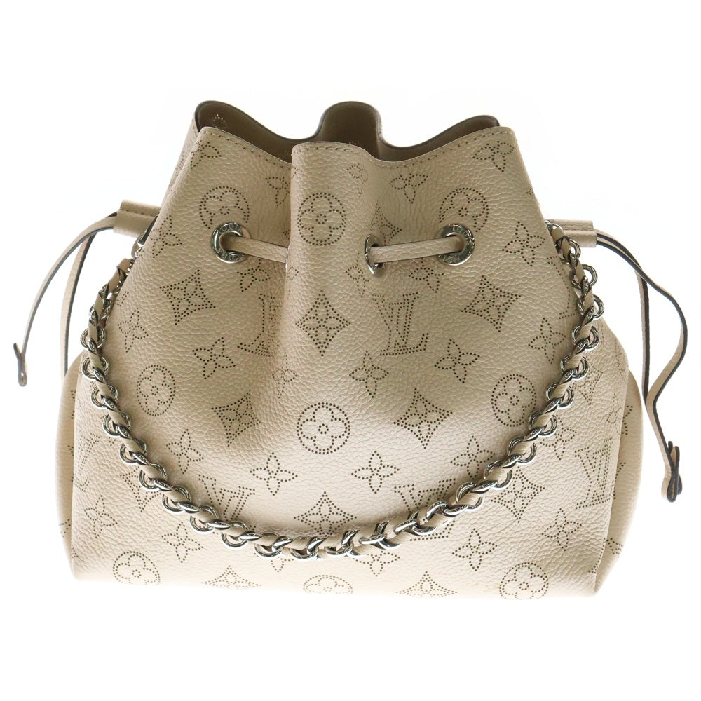LOUIS VUITTON(ルイヴィトン) モノグラム ベラ マヒナ ポーチ付き レザー 2WAY ハンドバッグ ショルダーバッグ ベージュ M57201