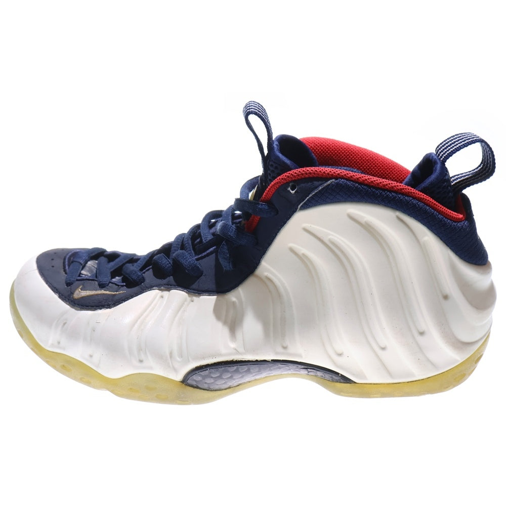 NIKE(ナイキ) AIR FOAMPOSITE ONE PRM OLYMPIC エア フォームポジット ワン プレミアム オリンピック ハイカットスニーカー ホワイト US9/27 575420-400