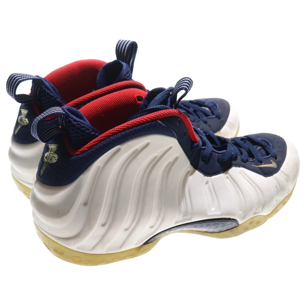 NIKE(ナイキ) AIR FOAMPOSITE ONE PRM OLYMPIC エア フォームポジット ワン プレミアム オリンピック ハイカットスニーカー ホワイト US9/27 575420-400