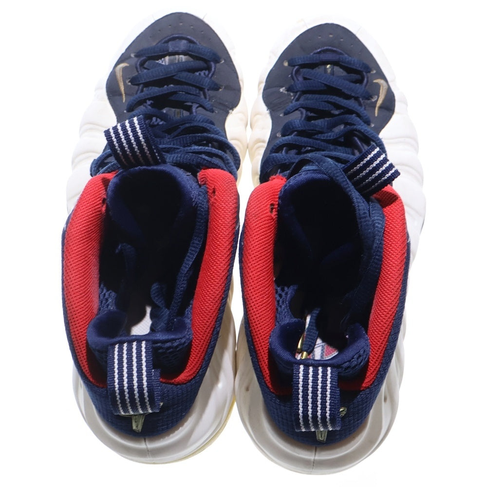 NIKE(ナイキ) AIR FOAMPOSITE ONE PRM OLYMPIC エア フォームポジット ワン プレミアム オリンピック ハイカットスニーカー ホワイト US9/27 575420-400