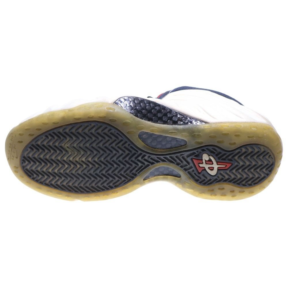 NIKE(ナイキ) AIR FOAMPOSITE ONE PRM OLYMPIC エア フォームポジット ワン プレミアム オリンピック ハイカットスニーカー ホワイト US9/27 575420-400