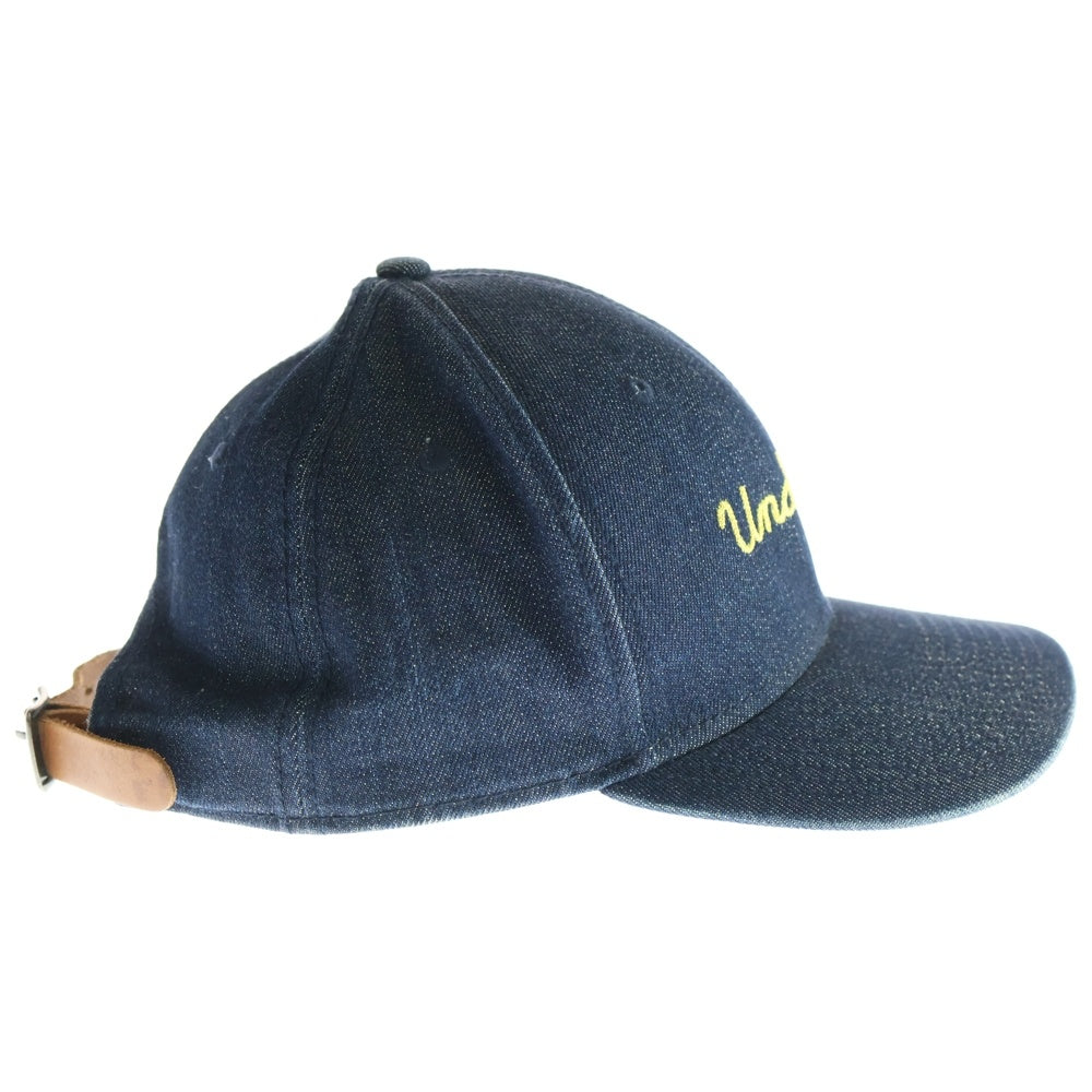 UNDEFEATED(アンディフィーテッド) Denim Patch Low Cap デニム サイド 刺繍 キャップ インディゴ