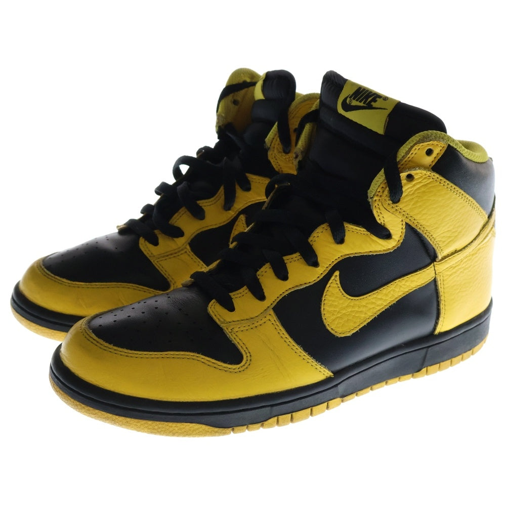 NIKE(ナイキ) DUNK HIGH VARSITY MAIZE ダンク ハイカットスニーカー イエロー/ブラック US9.5/27.5cm 317982-043
