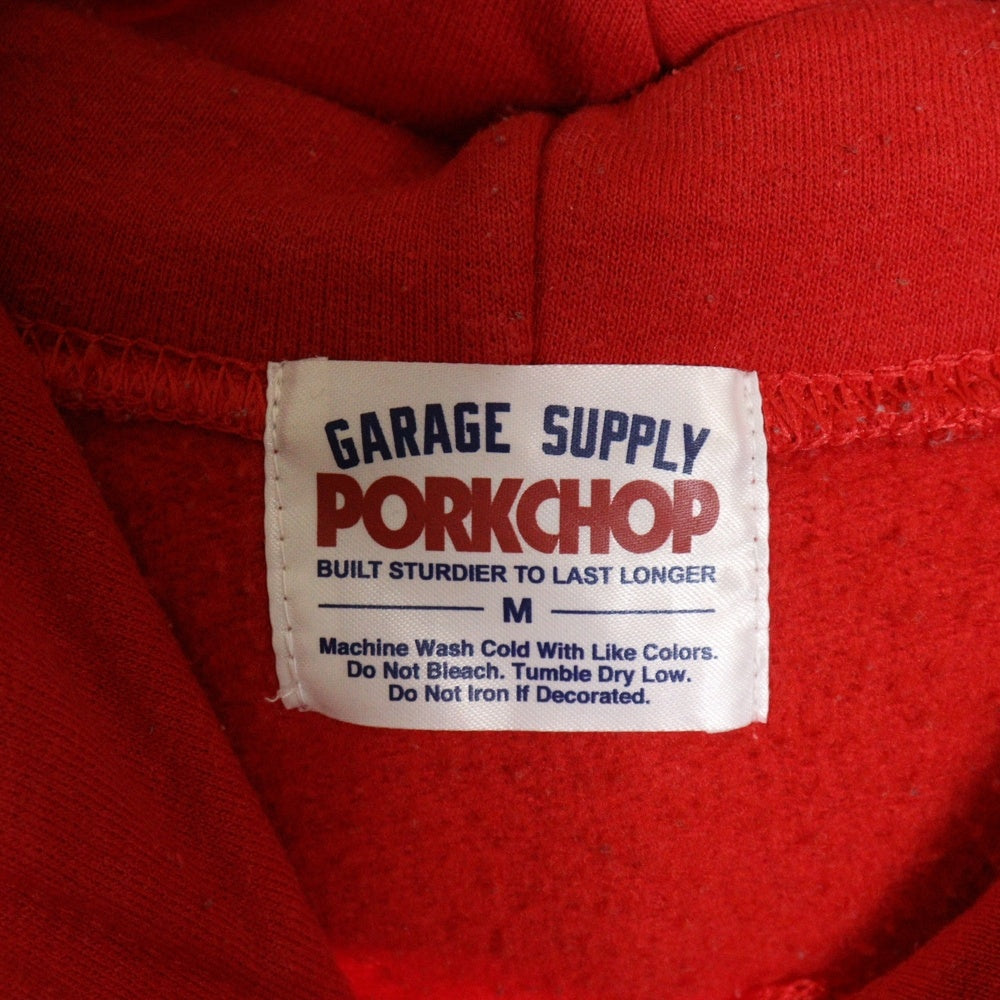 PORKCHOP(ポークチョップ) PORK LOGO BACK HOODIE ポーク ロゴ バック プリント プルオーバー パーカー