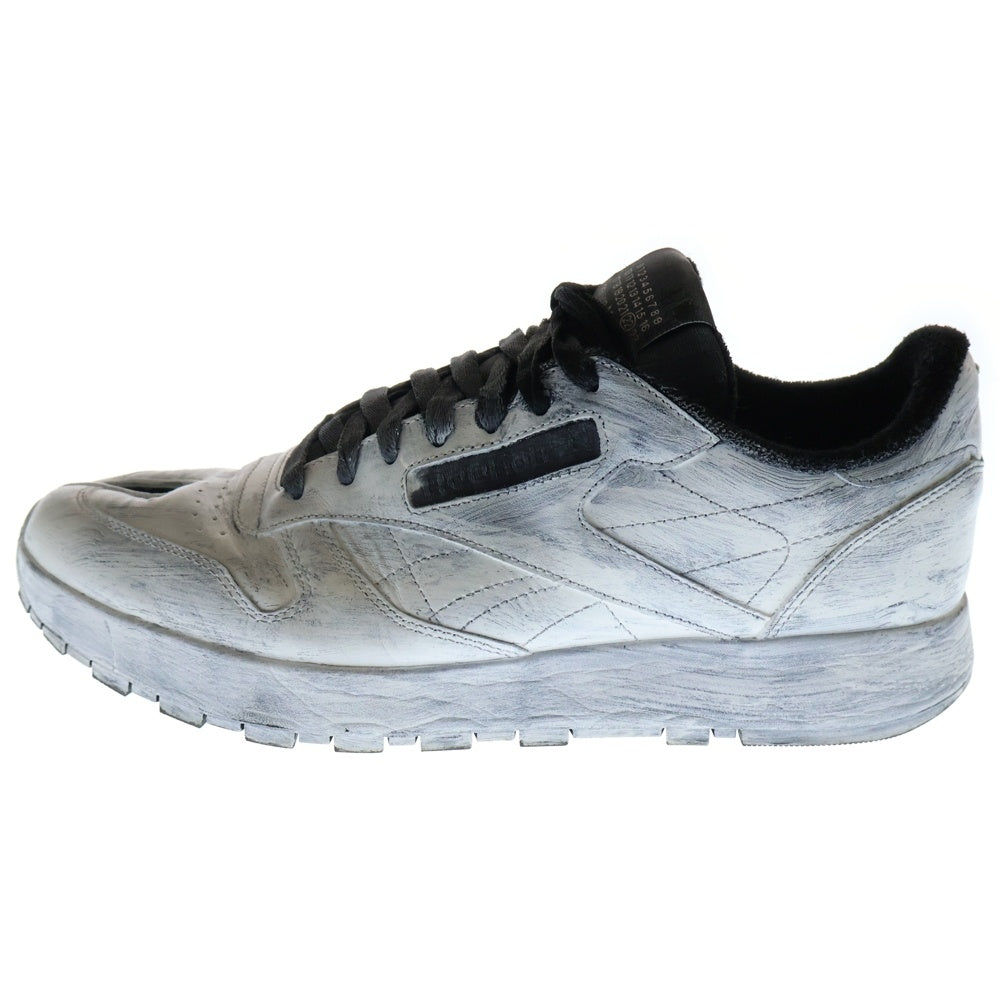 Maison Margiela 0(メゾンマルジェラ) ×Reebok Classic Leather Tabi Bianchetto Sneakers クラシックレザー 足袋 ローカットスニーカー ホワイト US10/28cm H04859