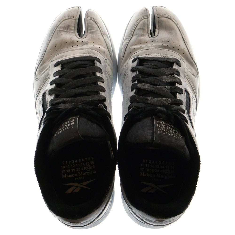 Maison Margiela 0(メゾンマルジェラ) ×Reebok Classic Leather Tabi Bianchetto Sneakers クラシックレザー 足袋 ローカットスニーカー ホワイト US10/28cm H04859