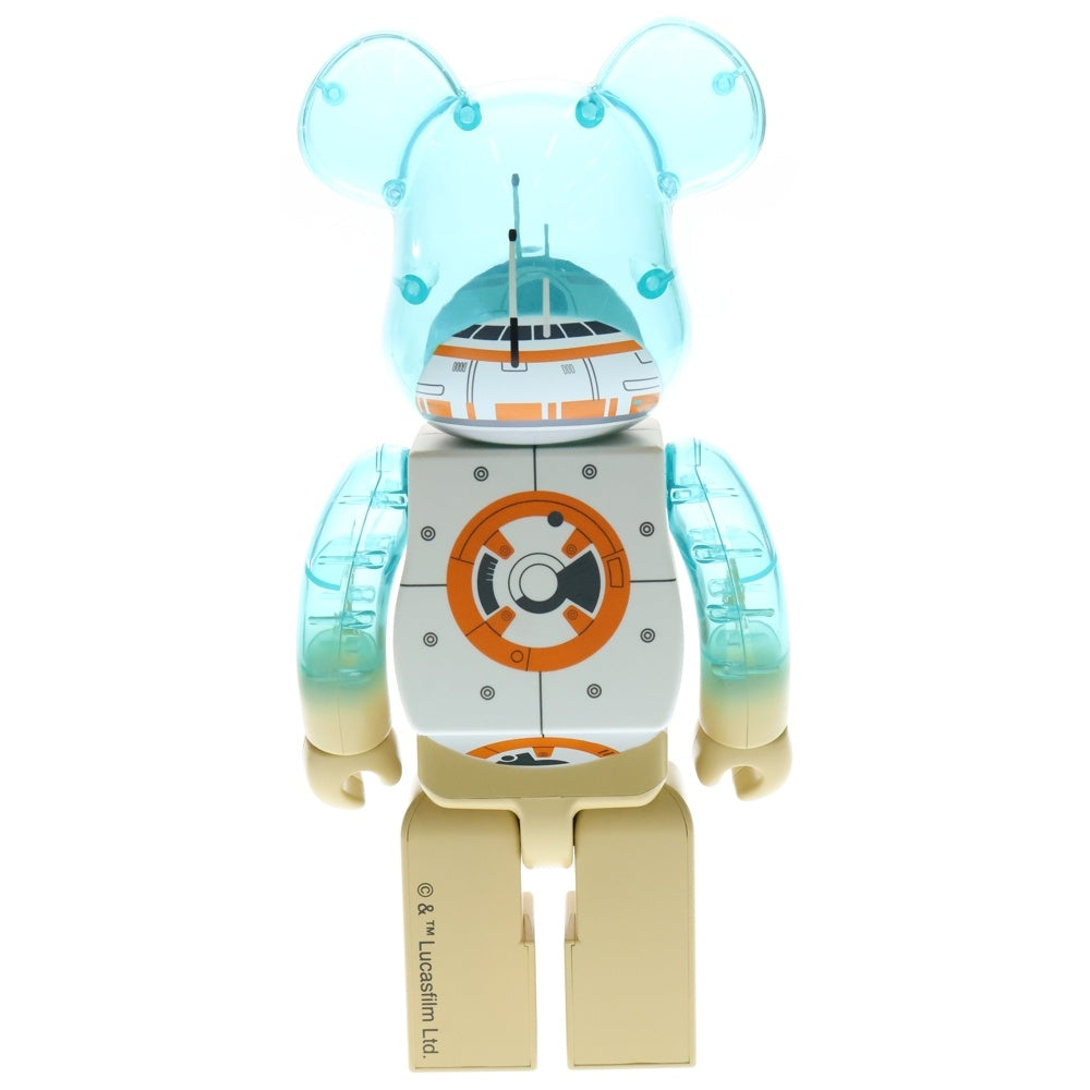 MEDICOM TOY(メディコムトイ) × STAR WARS BE@RBRICK BB-8 スターウォーズ Happyくじ限定 ベアブリック 400% フィギュア ブルー/ベージュ