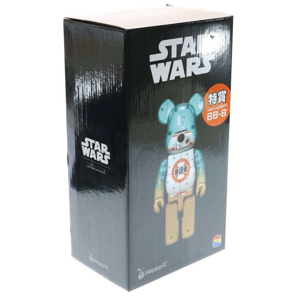 MEDICOM TOY(メディコムトイ) × STAR WARS BE@RBRICK BB-8 スターウォーズ Happyくじ限定 ベアブリック 400% フィギュア ブルー/ベージュ