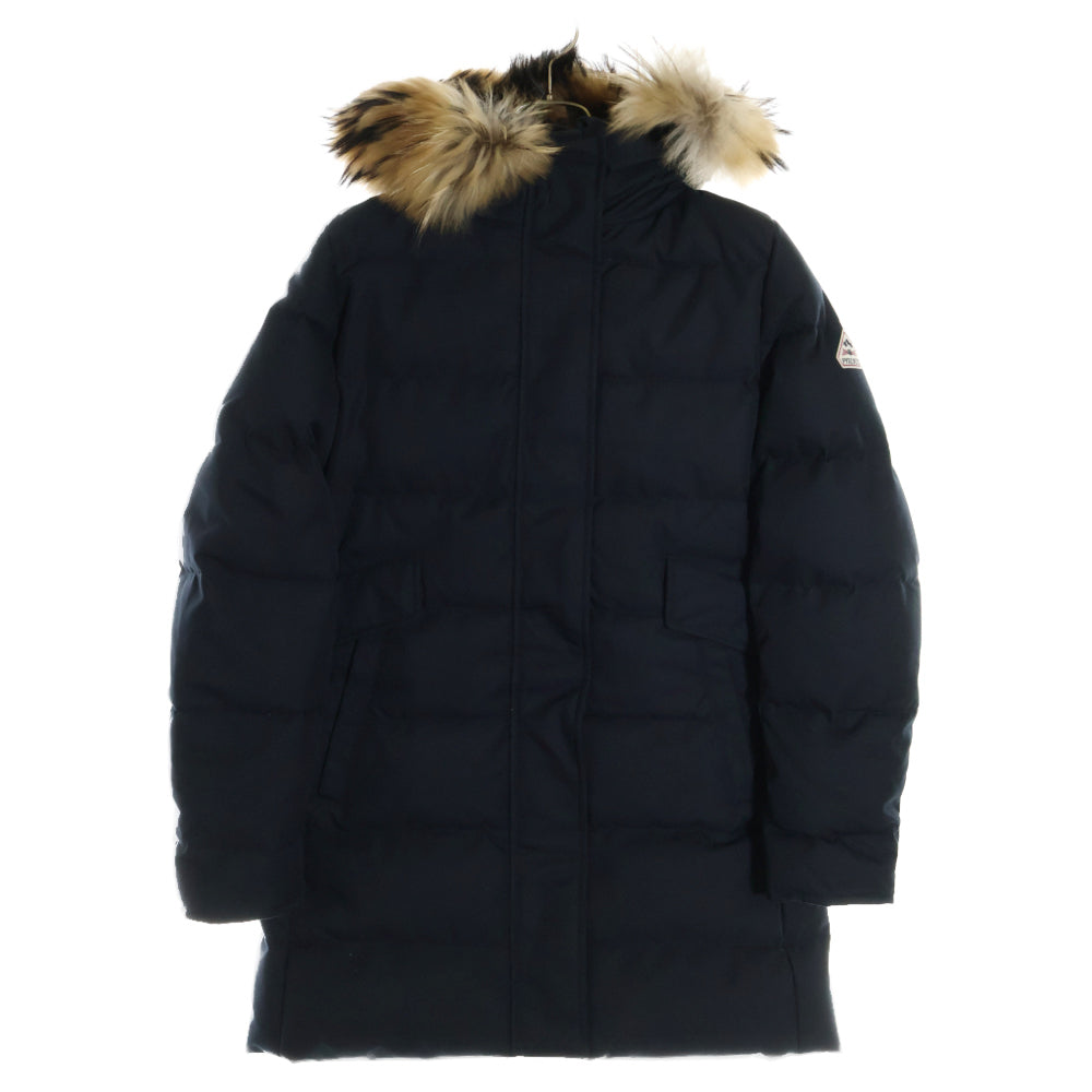 PYRENEX(ピレネックス) GRENOBLE グレノーブル ファーデッド ダウンジャケット ブラック レディース HW0053