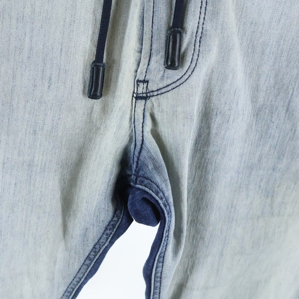 DIESEL(ディーゼル) KROOLEY 切替 デニムジョガーパンツ インディゴ 0870R