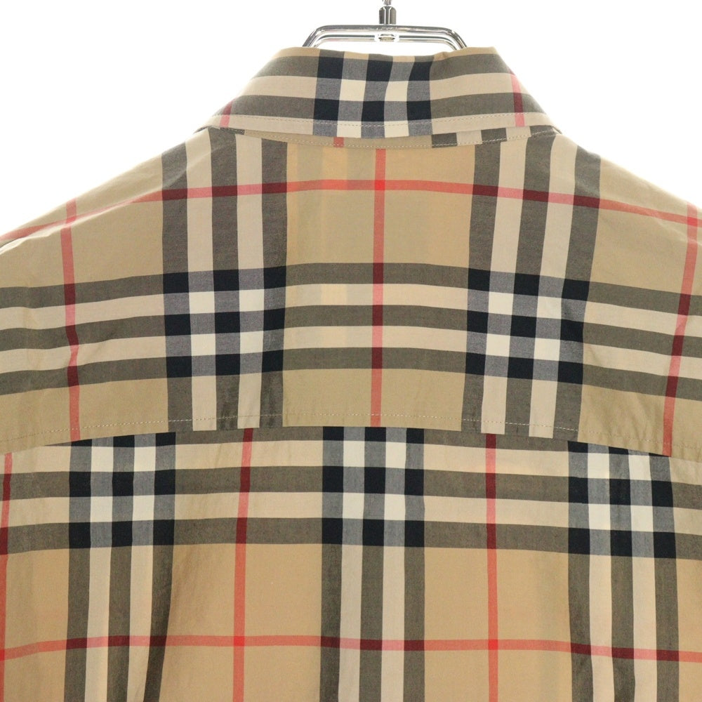 BURBERRY(バーバリー) バーバリーチェック 総柄 コットン 長袖シャツ ベージュ 8020863