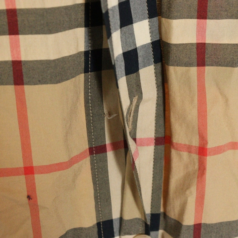 BURBERRY(バーバリー) バーバリーチェック 総柄 コットン 長袖シャツ ベージュ 8020863