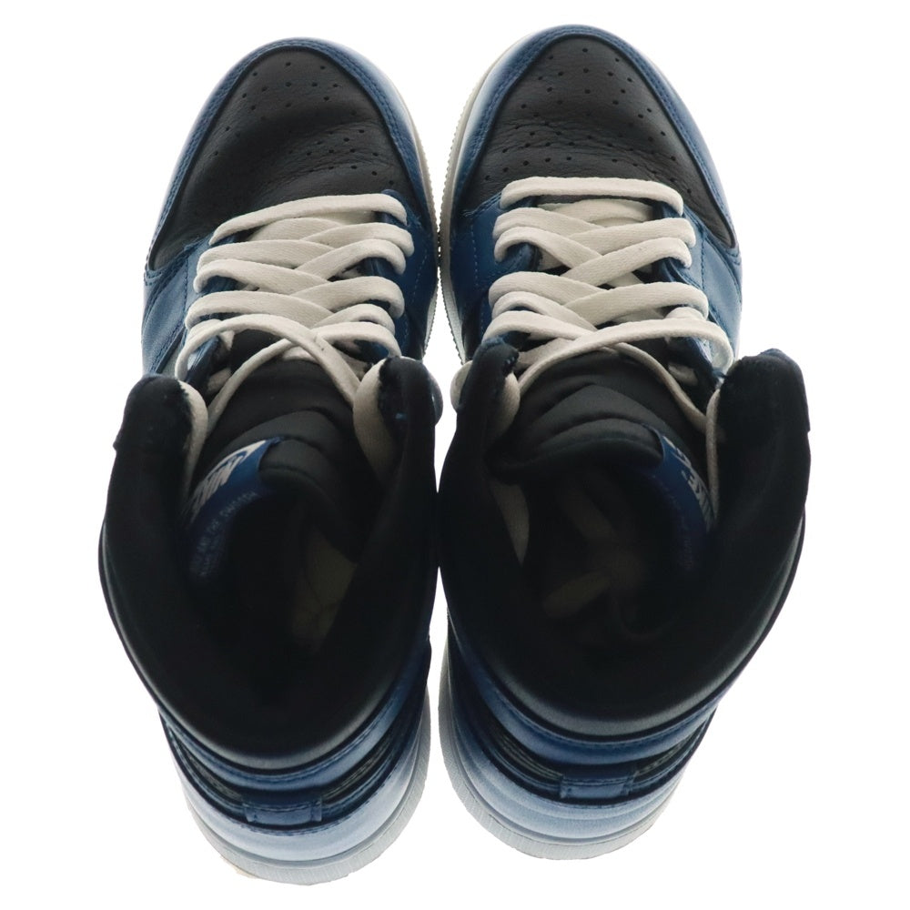 NIKE(ナイキ) AIR JORDAN 1 RETRO HIGH OG GS Dark Marina Blue エアジョーダン1 ダークマリーナブルー ハイカットスニーカー US6.5Y/24.5cm 575441-404