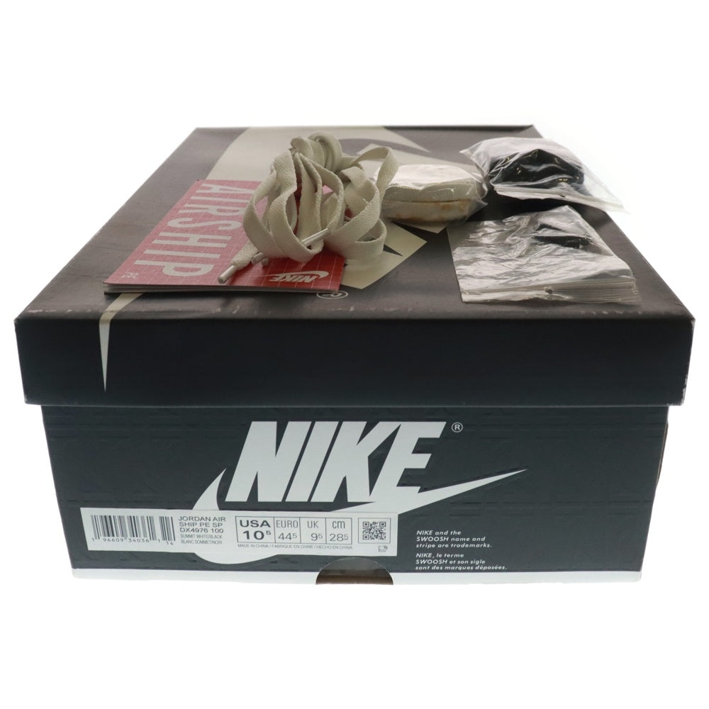 NIKE(ナイキ) A Ma Maniere x Jordan Air Ship SP Summit White/Black xアママニエール ジョーダンシップ ハイカットスニーカー ホワイト/ブラック US10.5/28.5cm DX4976 100