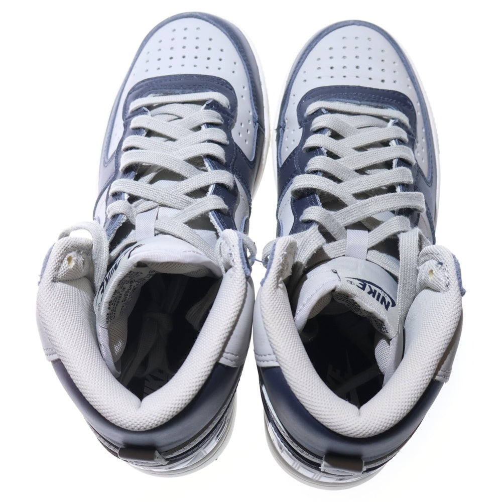 NIKE(ナイキ) TERMINATOR HIGH GEORGE TOWN ターミネーター ジョージタウン レディース ハイカットスニーカー グレー/ネイビー US6/24cm FB1832-001