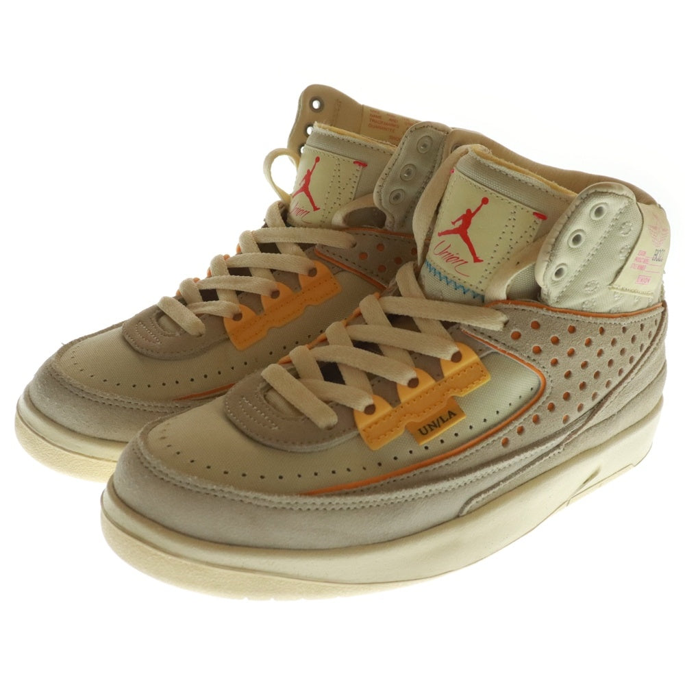 NIKE(ナイキ) ×UNION AIR JORDAN 2 RETRO SP UNION DN3802-200 ユニオン エアジョーダン レトロ ハイカットスニーカー アイボリー 24cm