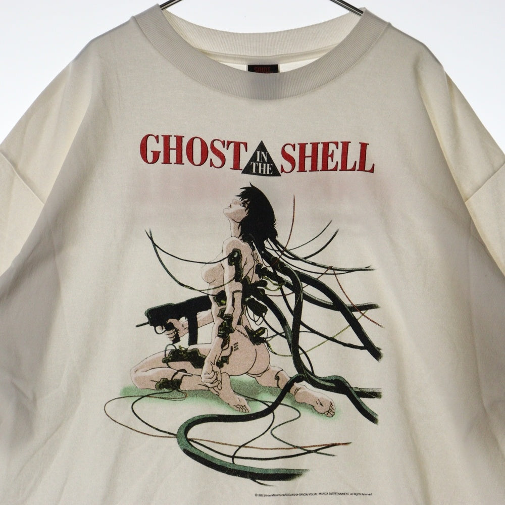 SAINT MICHAEL(セントマイケル) 24AW GITS GS_SS TEE 攻殻機動隊 ゴーストイン ザシェルプリント半袖Tシャツ ホワイト SM-YS1-0000-C32