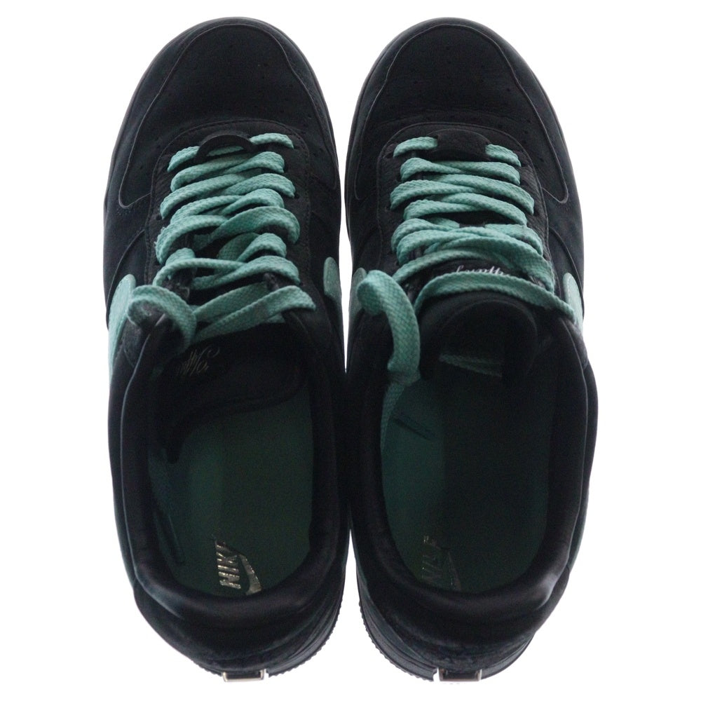 NIKE(ナイキ) ×TIFFANY&CO AIR FORCE 1 LOW 1837 BLACK ティファニー エアフォース1 ローカットスニーカー シューズブラック US10/28cm DZ1382-001