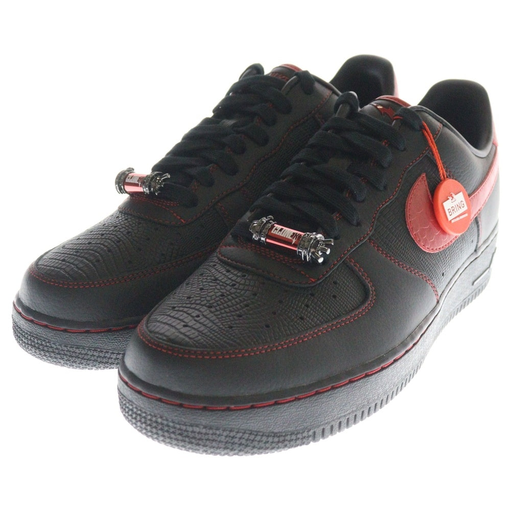 NIKE(ナイキ) ×RTFKT AIR FORCE 1 LOW DEMON エアフォース1 ロー デーモン ローカットスニーカー ブラック/レッド US10.5/28.5cm FQ3956-001