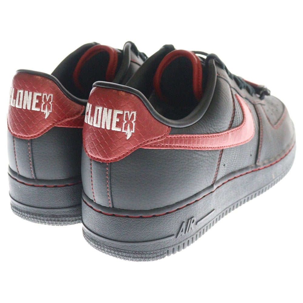 NIKE(ナイキ) ×RTFKT AIR FORCE 1 LOW DEMON エアフォース1 ロー デーモン ローカットスニーカー ブラック/レッド US10.5/28.5cm FQ3956-001