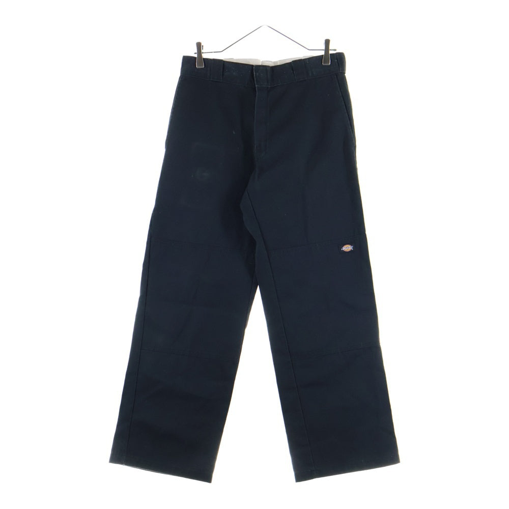 Dickies(ディッキーズ) Loose Fit パッチワーク ストレートパンツ チノパン ブラック