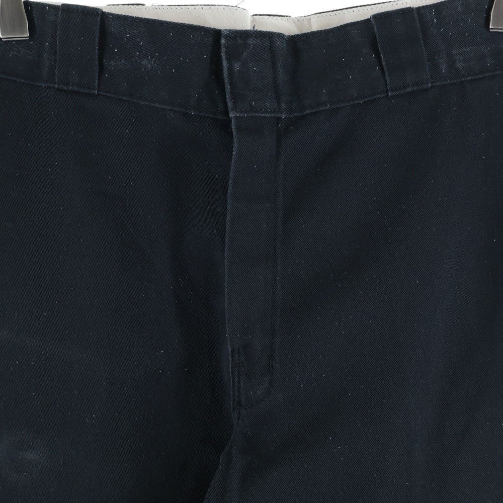 Dickies(ディッキーズ) Loose Fit パッチワーク ストレートパンツ チノパン ブラック