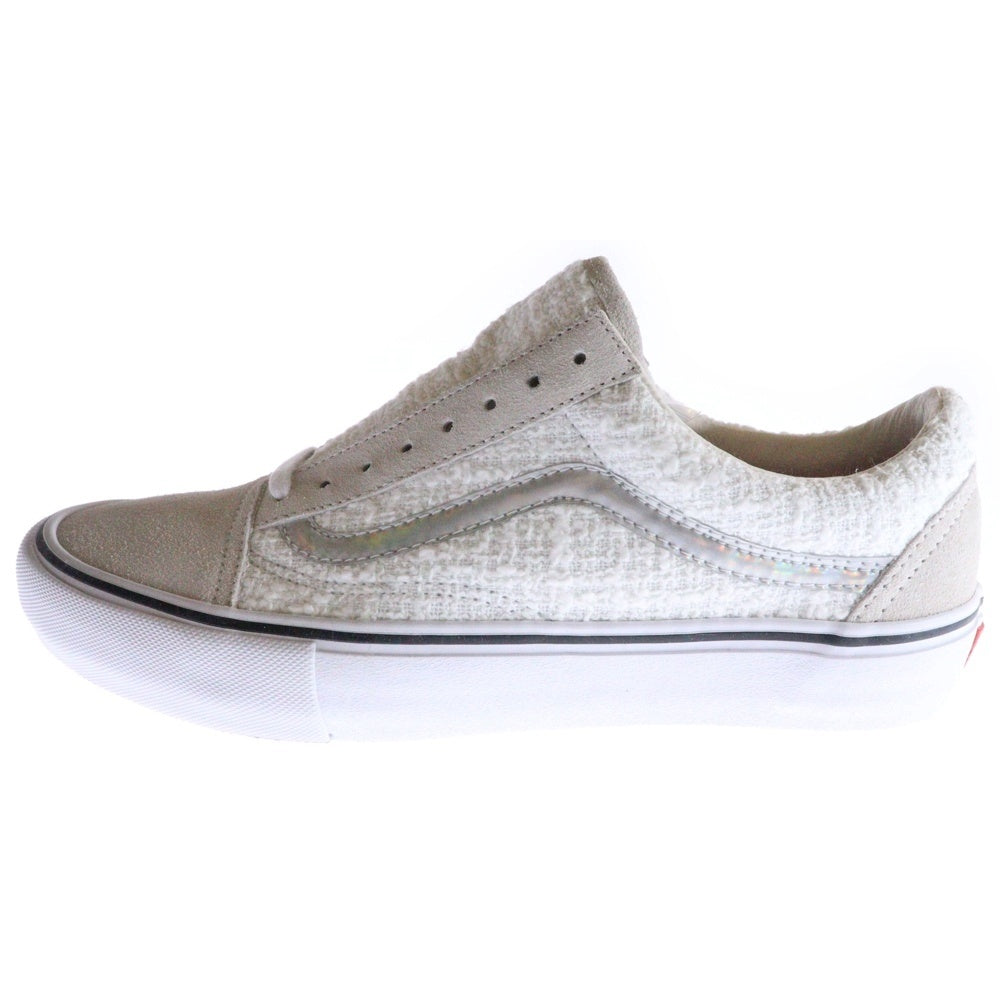 SUPREME(シュプリーム) 16SS × VANS Iridescent Old Skool Pro バンズ イリデセント オールドスクール プロ ローカットスニーカー ホワイト US10/28cm VN000ZD4JIO