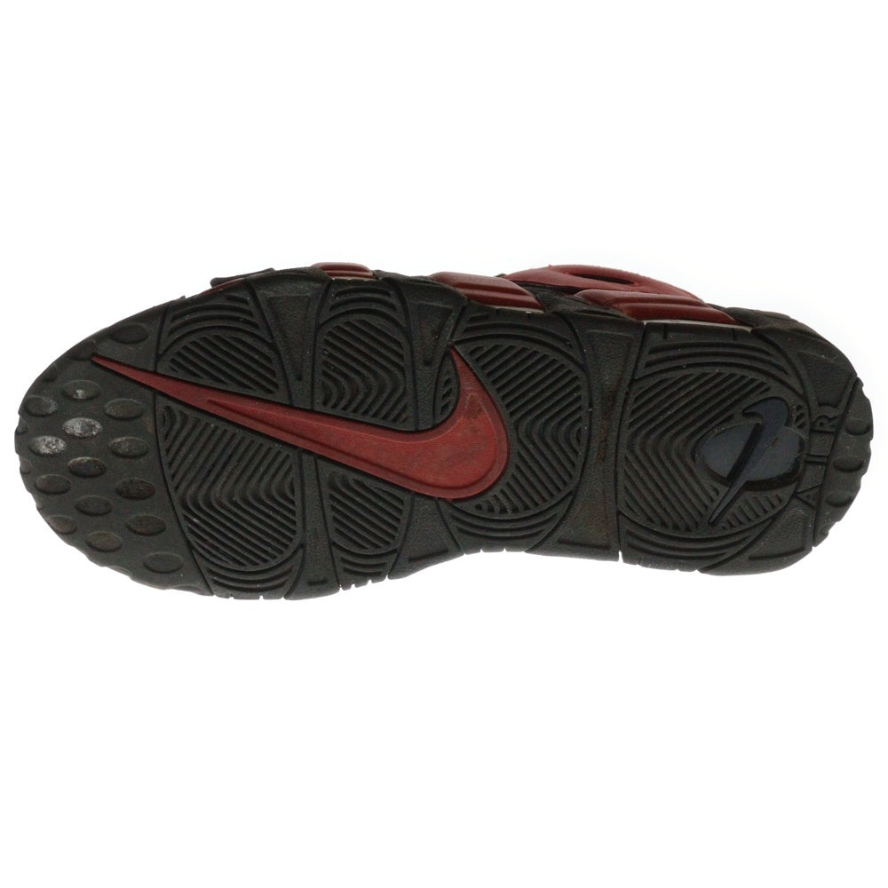 NIKE(ナイキ) AIR MORE UPTEMPO 96 BLACK AND UNIVERSITY RED エアモアアップテンポ 96 ブラック アンド ユニバーシティレッド ハイカットスニーカー US9.5/27.5cm DJ4400-001
