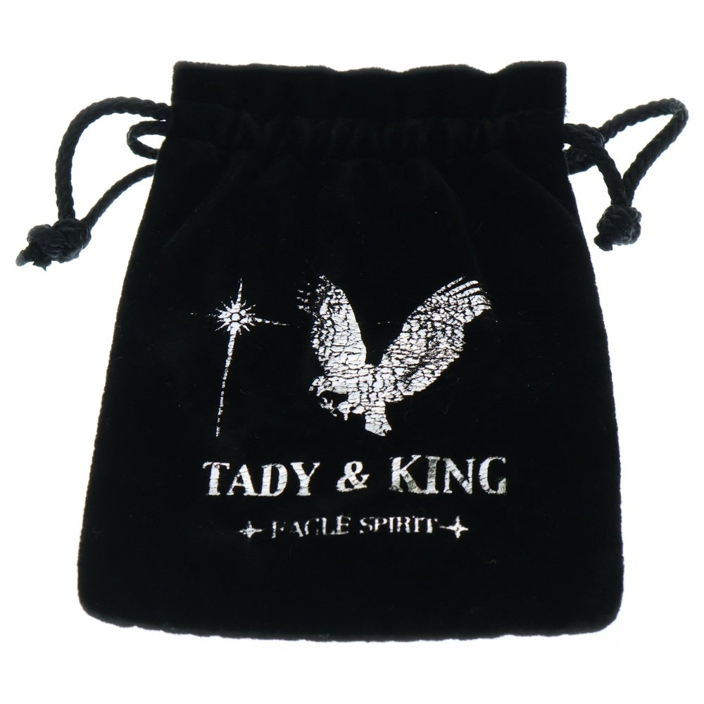 TADY & KING(タディアンドキング) 先金フェザー SVフェザー ネックレストップ シルバー/ゴールド 右向き LL