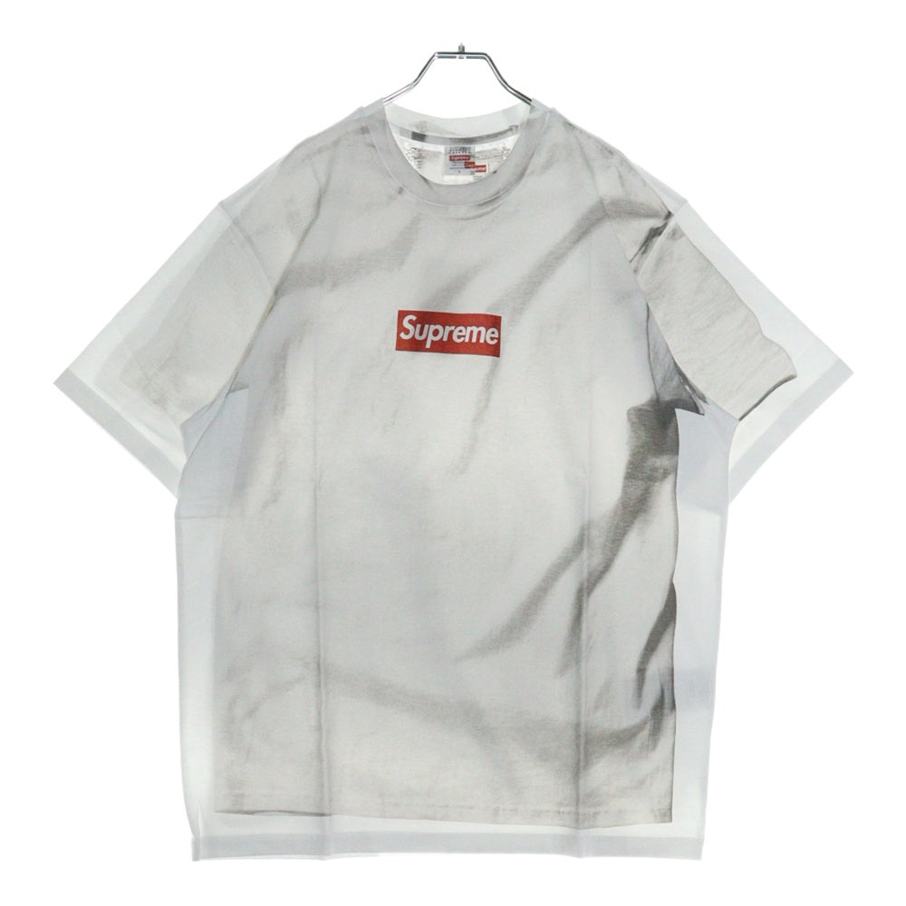 SUPREME(シュプリーム) 24SS ×MM6 Maison Margiela Box Logo Tee エムエムシックス メゾンマルジェラ ボックスロゴ プリント クルーネック 半袖Tシャツ カットソー ホワイト